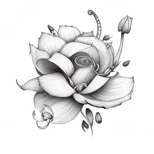 A Flower Bouquet Shaped Like New Zealand With Musical Instruments Hidden Within