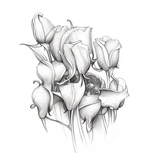 Rose And Lily Of Valley Flowers