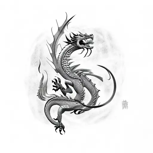 Dragon Whit Sword