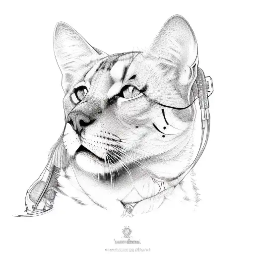 Paw Print And Ecg Line