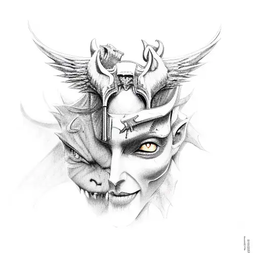 Demons Vs Angels Money Women Cloths Cars