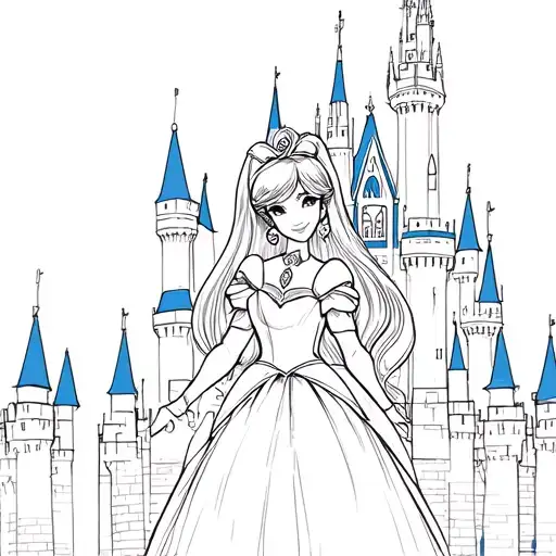 Sailor Moon And Cinderella Castle Princess