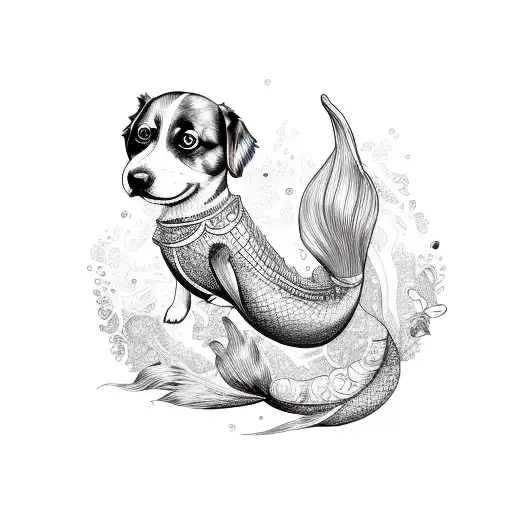 A Mermaid Dog