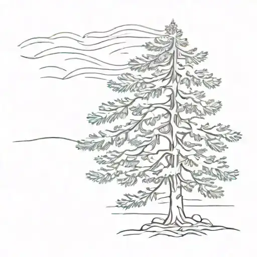 Fir Tree Silhouette
