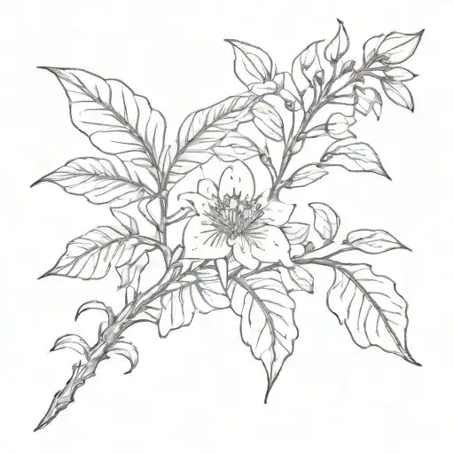 Plant Growing Out Of A Paintbrush Transforming Raw Material