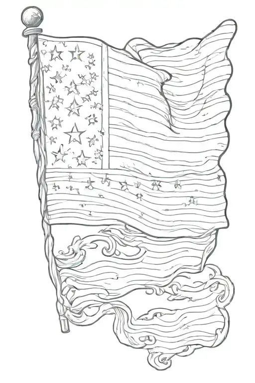 Western American Flag