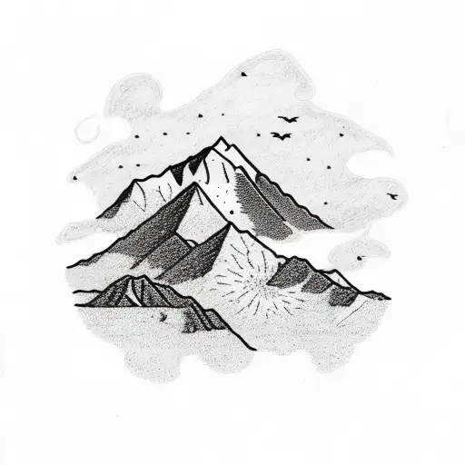 Colorado Mountain Range Fading Into A Colorado Flag