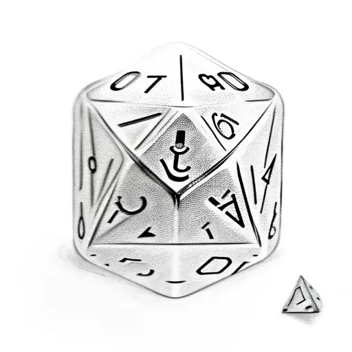A D20 Dice With Bardic Inspiration