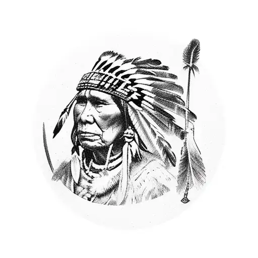 Native American Theme Patch Work