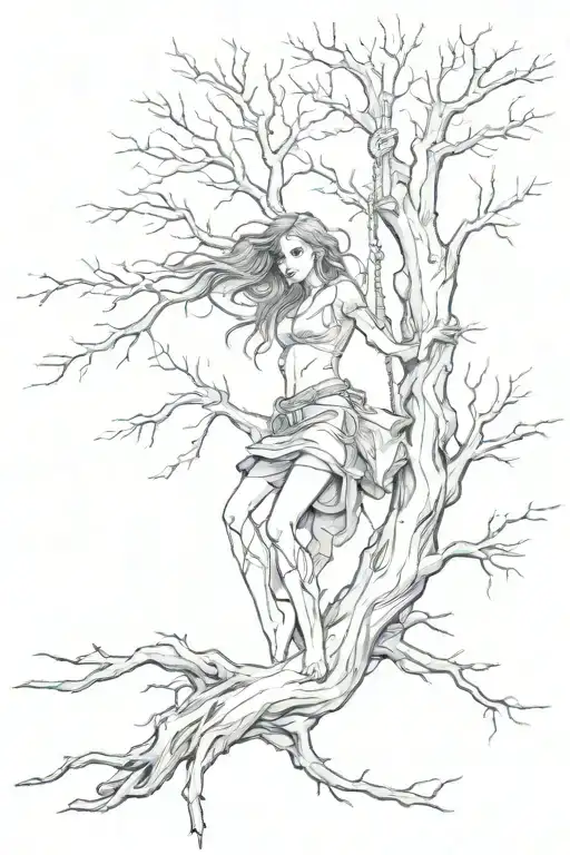 The Girl Hanged Herself From A Tree