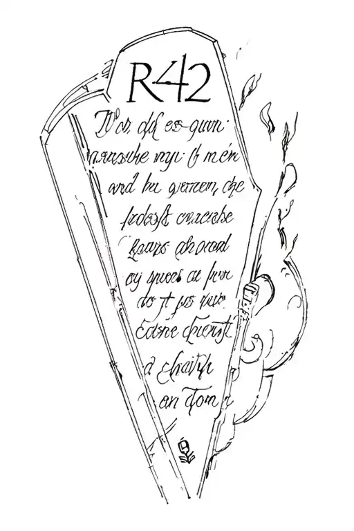 R42 In Words Written Gang