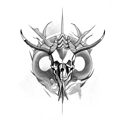 Capricorn Skull
