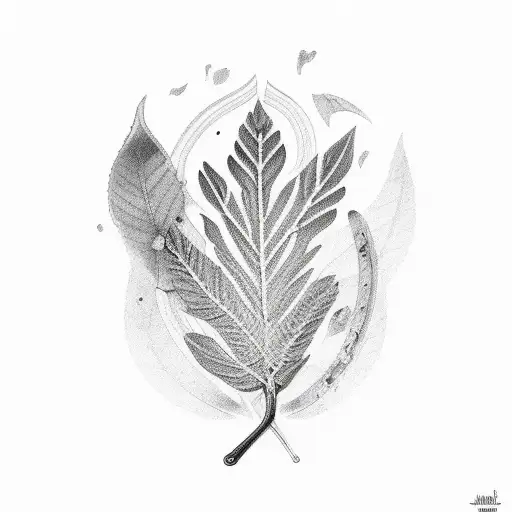 Words Mai Soli With A Greek Leaf Below