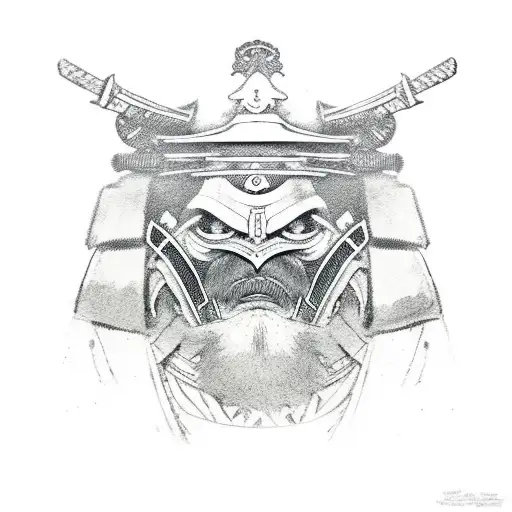 Samurai Sitting With A Sword