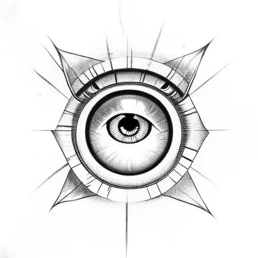Eye With Star Of David In The Pupil
