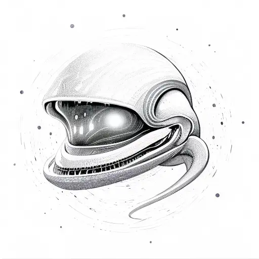 Alien Surfing A Galactic Wave