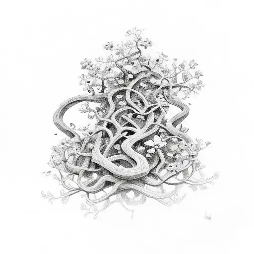 Pretty Flowers And Vines Surringing The Words Risk Nothing Gain Nothing