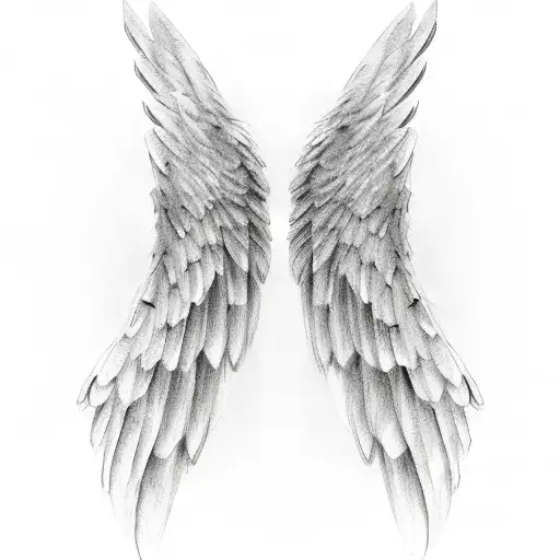 Angel Wings Sketch