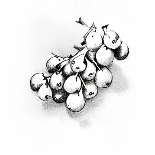 Pine Tree With Grapes