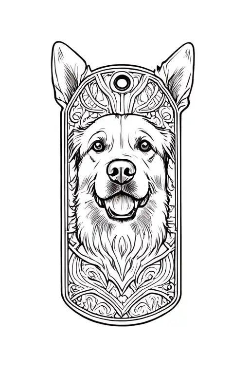 Grandpas Dog Tags For Teen