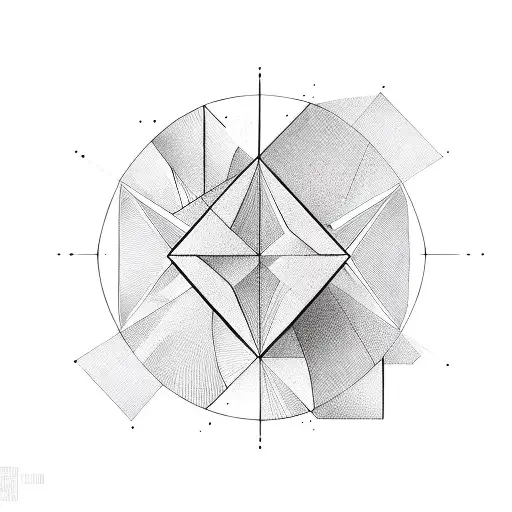 Minimalistic Geometric Line Design