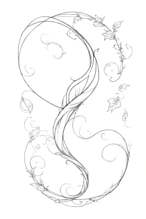 Wind Wild Tornado Swirl With Seperate Leaves Circling