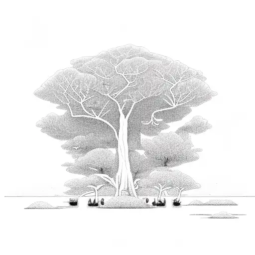 Plam Tree In The Forefront With Sunset In The Background With Water Infront Of The Sunset