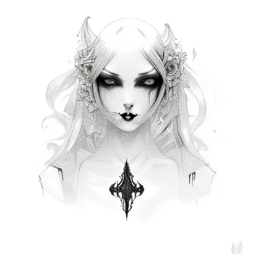 A Gothic Dark Styled Girll