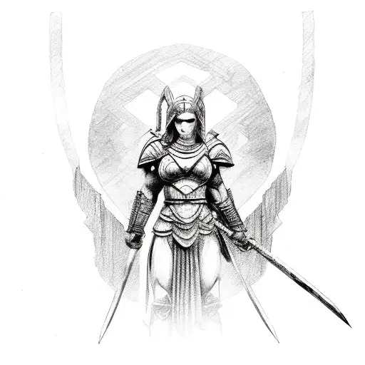 Girl Spartan Warrior