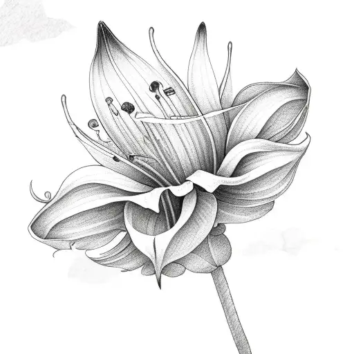 Moon With Lily Flower Scout