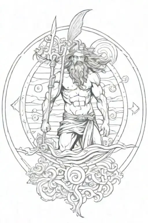 Poseidon In A Circle
