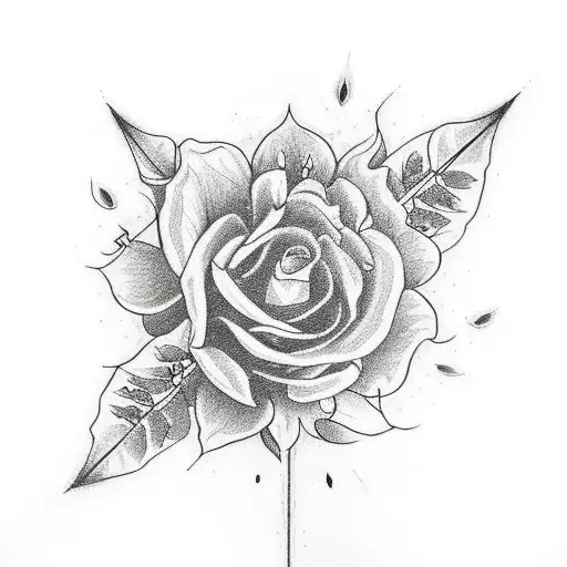 Combine Beatles Lyrics With Intricate Floral Elements In A Forearm