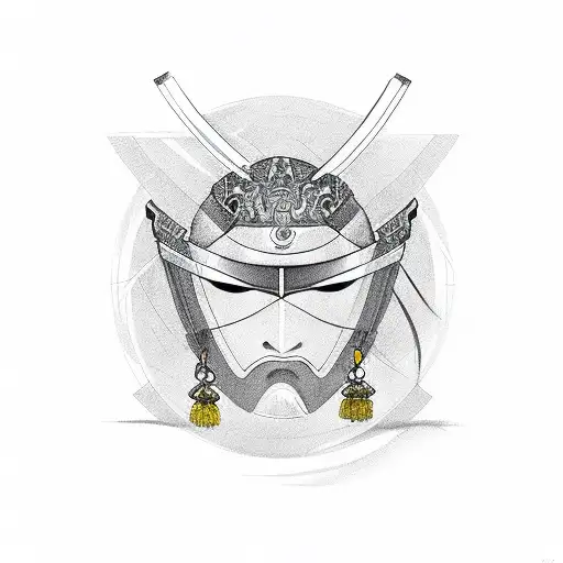 Katana With Three Earrings