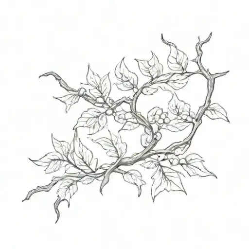 Twig Vine Emblem