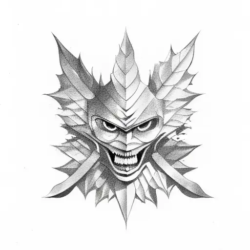 Symbol Of Berserk And Olive Leaves