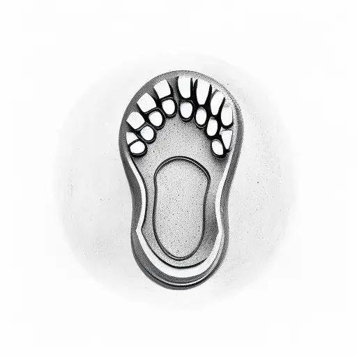 Dog Footprint With The Word Polo