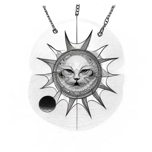 A Chain Wrapped Around A Rising Sun