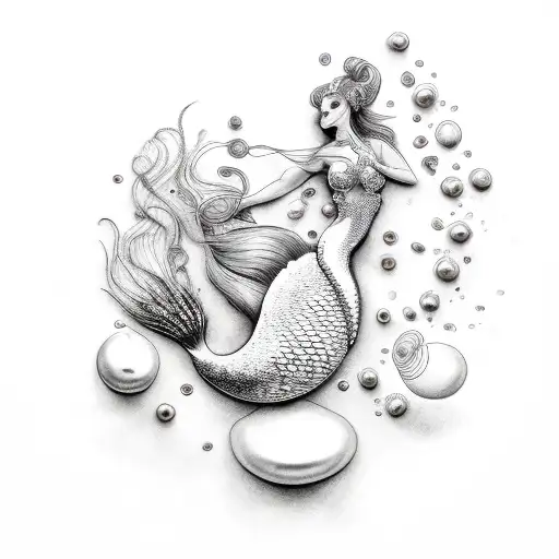 Mermaid With Pearls