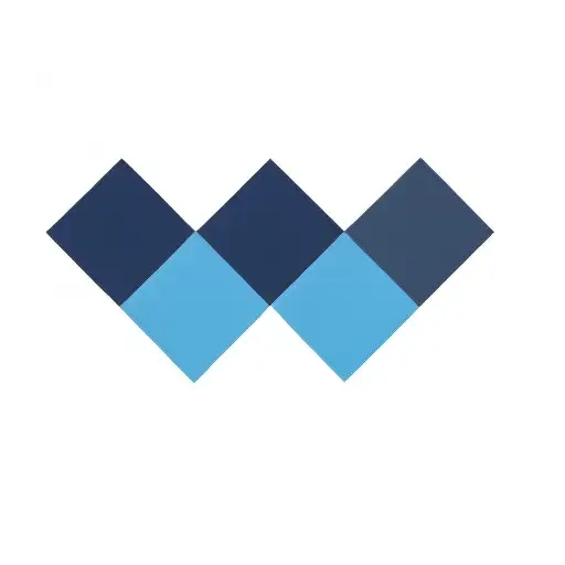 A Blue Square On A Black Background