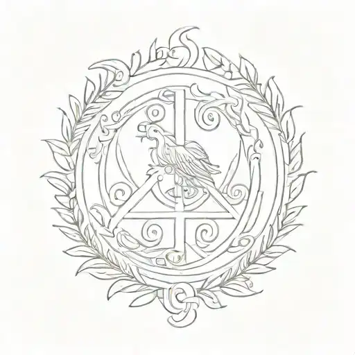 Simple Greek Symbol Of Peace