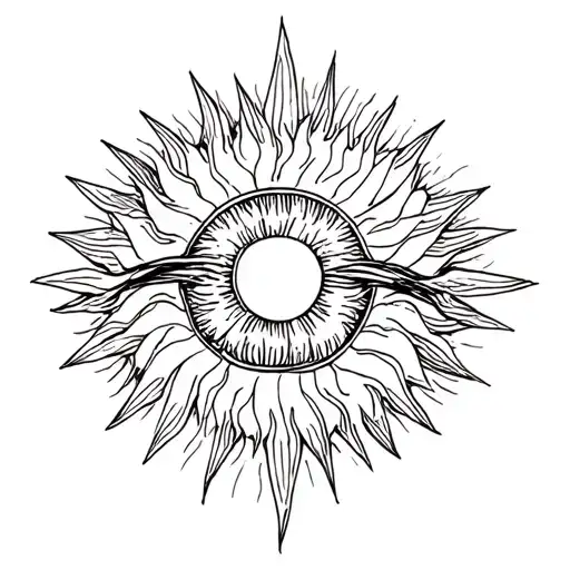 A Sun That Looks Like An Eye