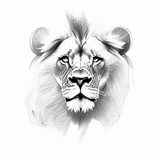 3 Female Lines And 1 Male Lion