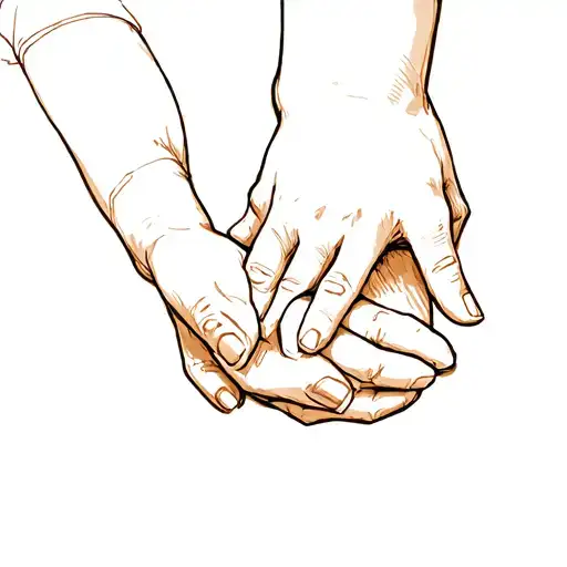 Mother Holding A Childs Hand