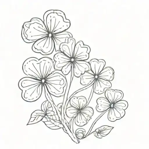 Family Of 5 Leaf Clover