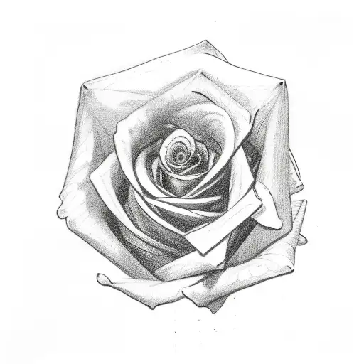 Red Ink Roses On Vine Spine