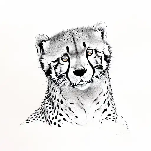 Cheetah With An Otter And A Red Panda Large