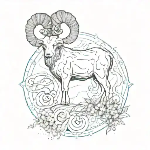 Circle Of Life With A Soul Circle Which Is Connected To The Ram