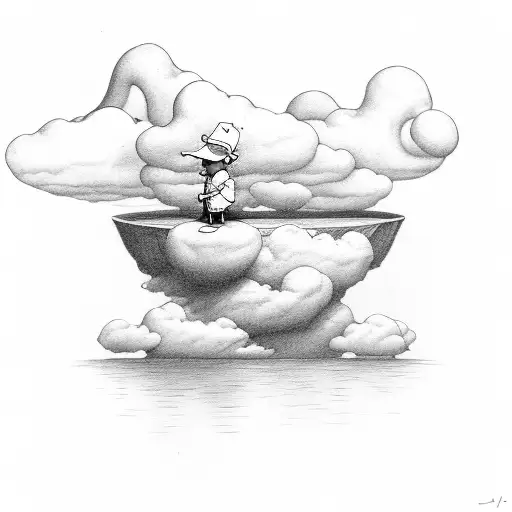 Peanut Fishing In The Clouds