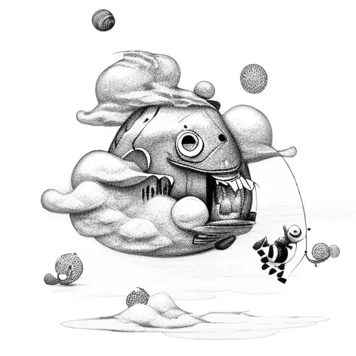 Peanunt Fishing From Clouds