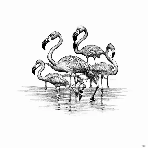 Flamingo Family